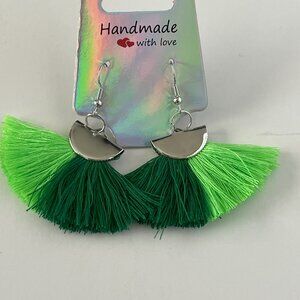 St. Patty's Day Fan Earrings